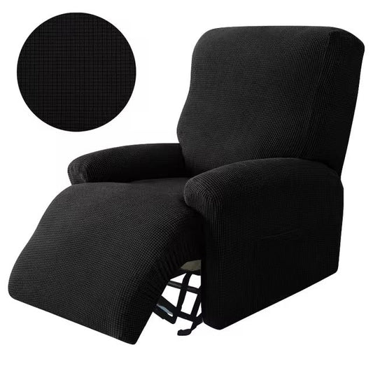 Fundas de sofá reclinable-Negro