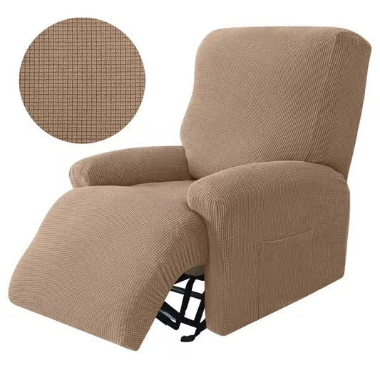 Fundas de sofá reclinable-Marrón